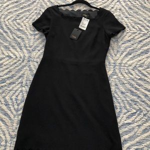 Black mini dress. Size 2. New with tags